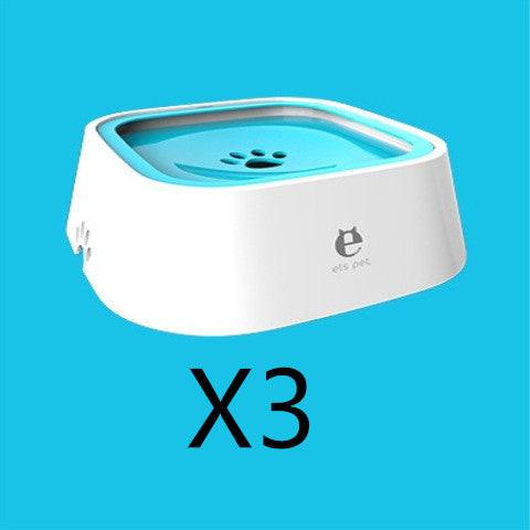 1.5L Cat Dog Water Bowl Carried Floating Bowl Anti-Overflow Slow Water Feeder Dispenser Pet Fountain ABS&PP Dog Supplies.