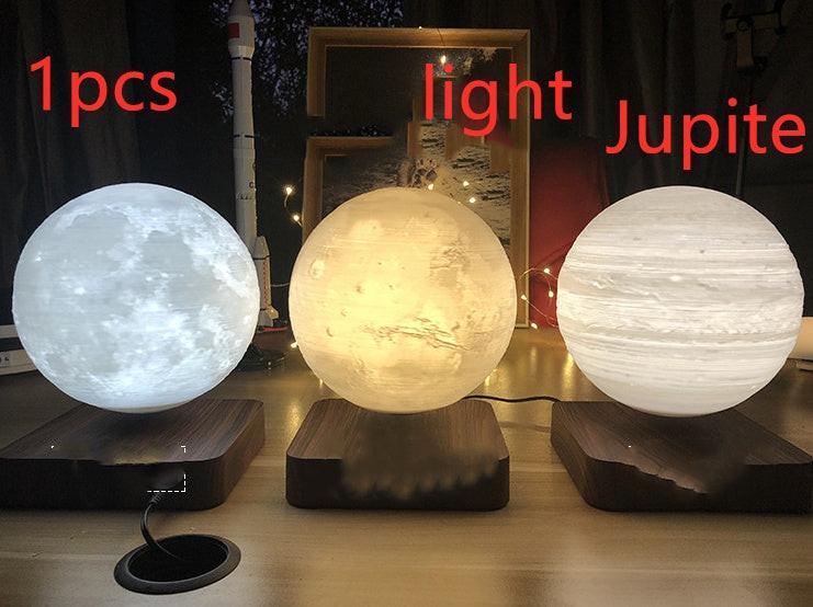 Magnetic Levitation Table Lamp Moon Light 3D Printing Planet Night Light.