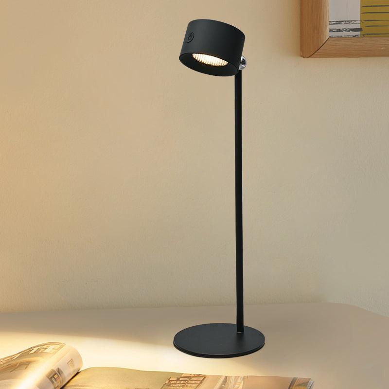 Magnetic Touchable LED USB Rechargeable Table Lamp 360 Rotate Cordless Remote Control Desk Lights Home Bedroom Wall Night Lamp.