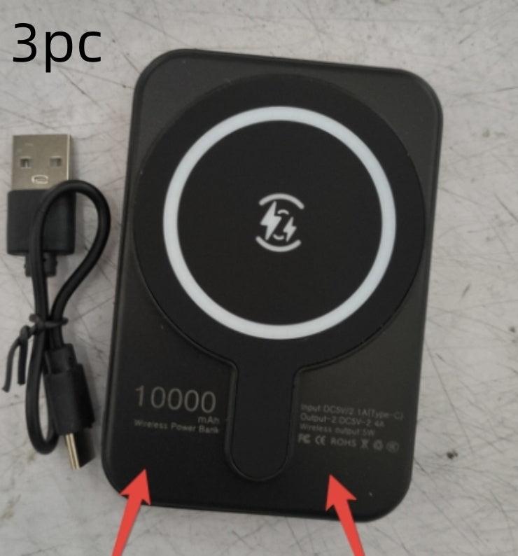 Mini Fast Charging Magnetic Wireless Power Bank 5000 MAh Portable.