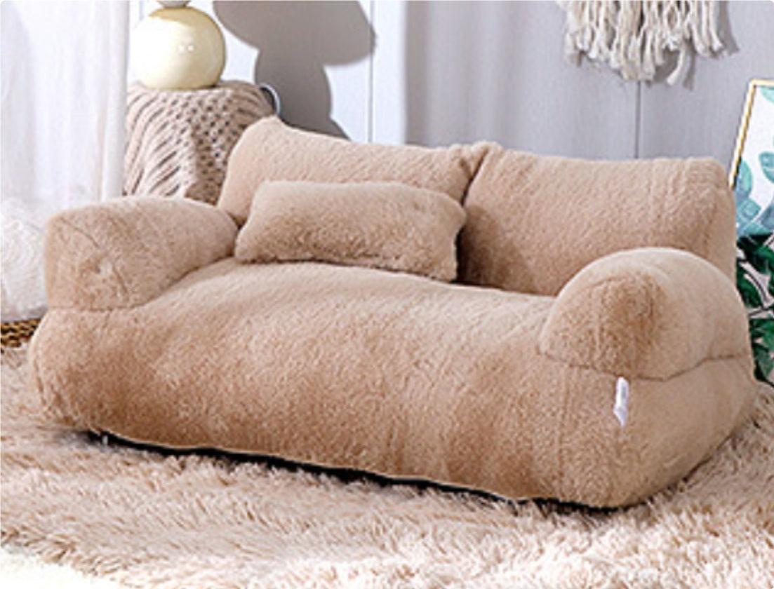 Luxury Cat Bed Sofa Winter Warm Cat Nest Pet Bed For Small Medium Dogs Cats Comfortable Plush Puppy Bed Pet Supplies.