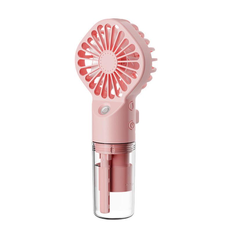 Strong Power Spray Humidification Small Mist Fan Humidification Usb Charging Portable Fan Icy And Refreshing Fan Water Supplement.