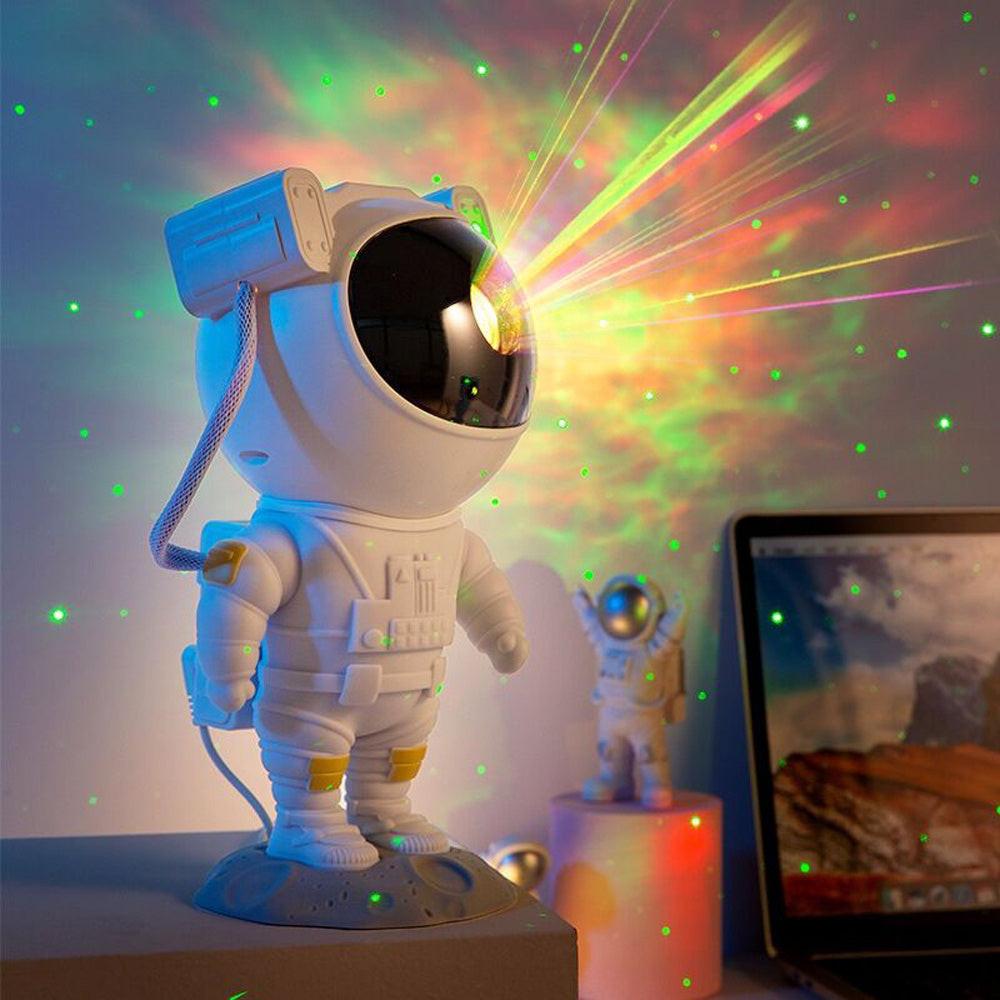 Creative Astronaut Galaxy Starry Sky Projector Nightlight USB Atmospher Bedroom Table Lamp.