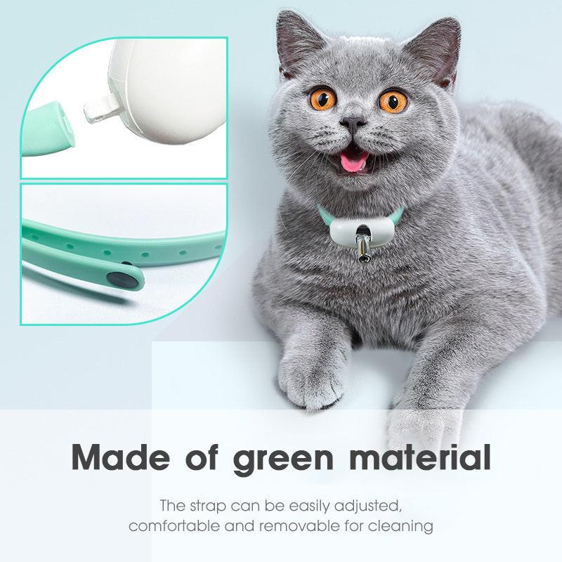 Automatic Cat Toy Smart Laser Teasing Cat Collar Electric USB Charging Kitten Amusing Toys Interactive Training Pet Items.