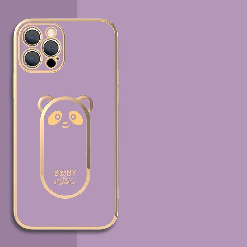 Panda Magnetic Ring Holder Phone Case Cover.