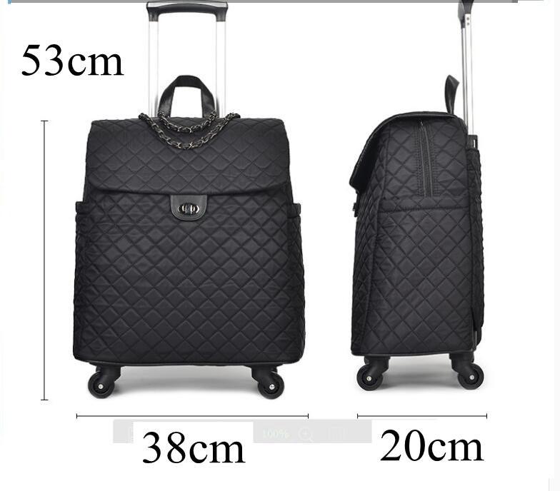 Large Capacity Waterproof Travel Bag Universal Wheel Luggage.
