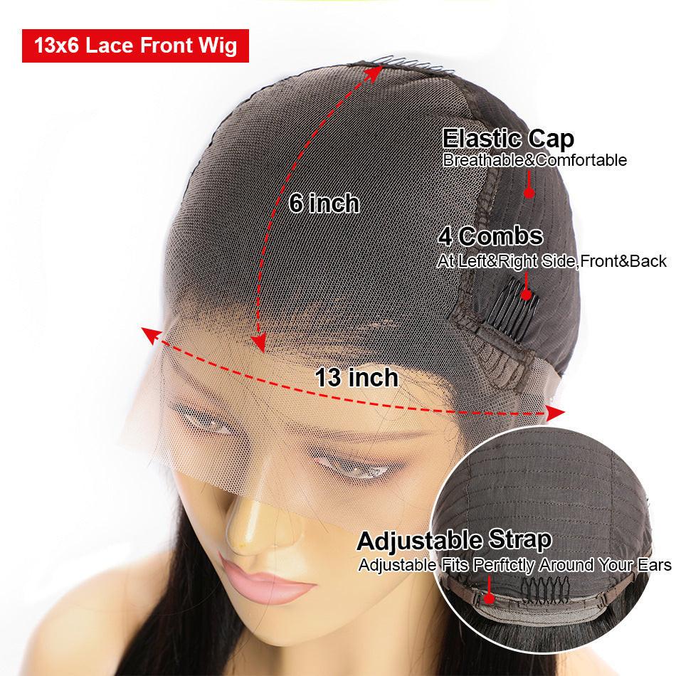 Real Human Hair Wig Lace Hair Set 9a Hair Quality Straight Hair.