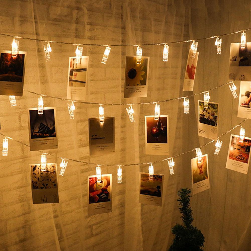 LED Photo Holder String Lights.