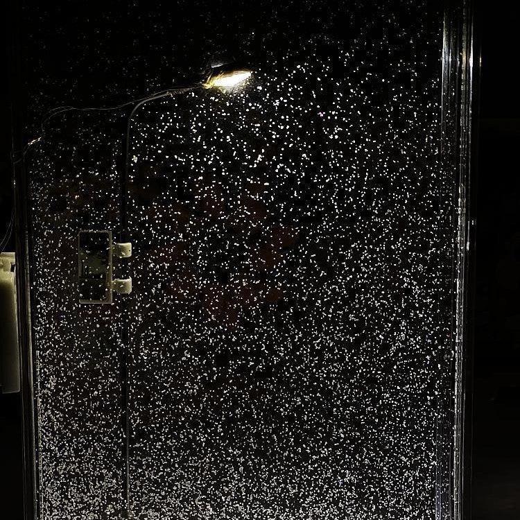 Magic Snowy Landscape Night Lights Small Street Light Snowy Flowing Night DIY Christmas Lights Christmas Desktop Decor Handmade.