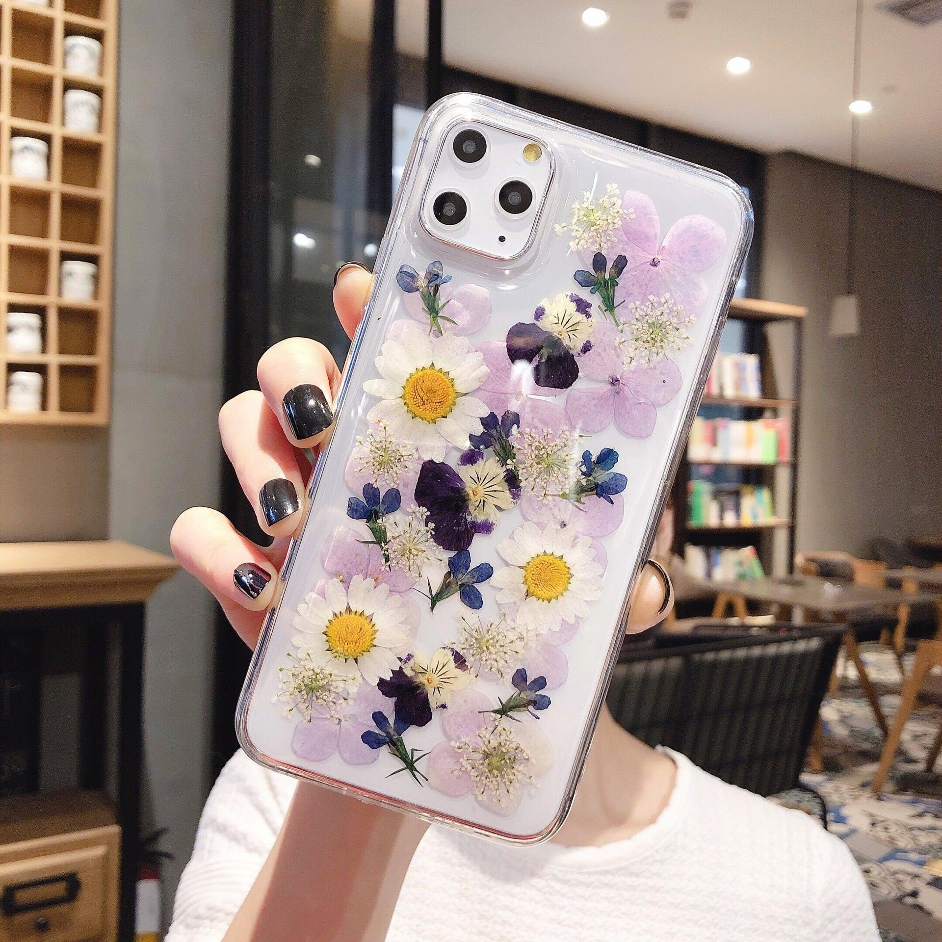 Preserved Flower Epoxy Phone Cases.