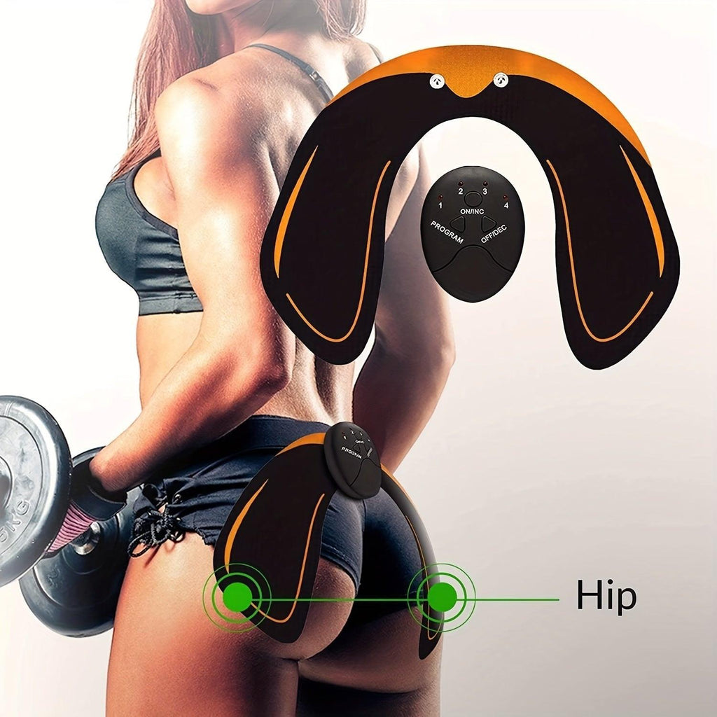 Hip Trainer, Buttock Lift Massage Device Smart Fitness Exercise Gear Home Office, Portable U-Shape Butt Lifting Workout Equipment Gifts For Women.