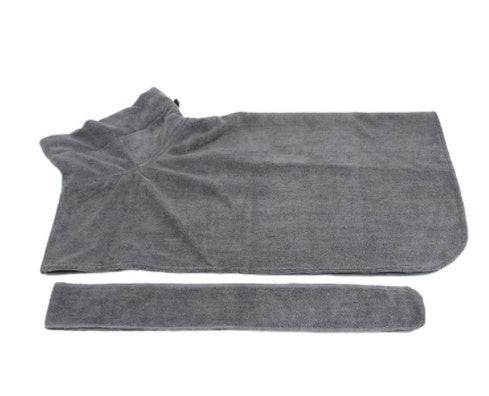 Absorbent Pet Bathrobe With Waist-wrapped Microfiber.