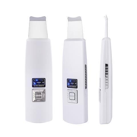 Ultrasonic Skin Scrubber Face Cleanser Blackhead Acne Removal Facial Spa Vibration Massager Ultrasound Peeling Clean Machine 394.
