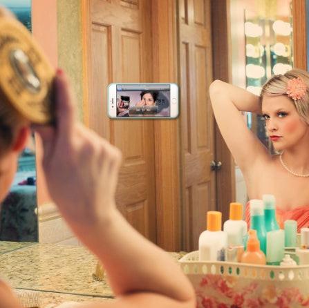 Compatible With  , Anti-gravity Nano-adsorption Phone Case.