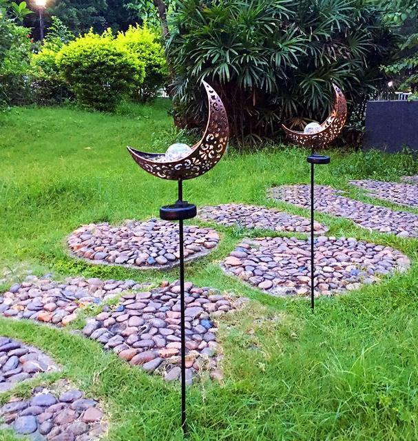 LED Solar Flame Light Metal LED Garden Light Flame Effect Lamp Waterproof Outdoor Lights Landscape Lights Solar Decorative Light.