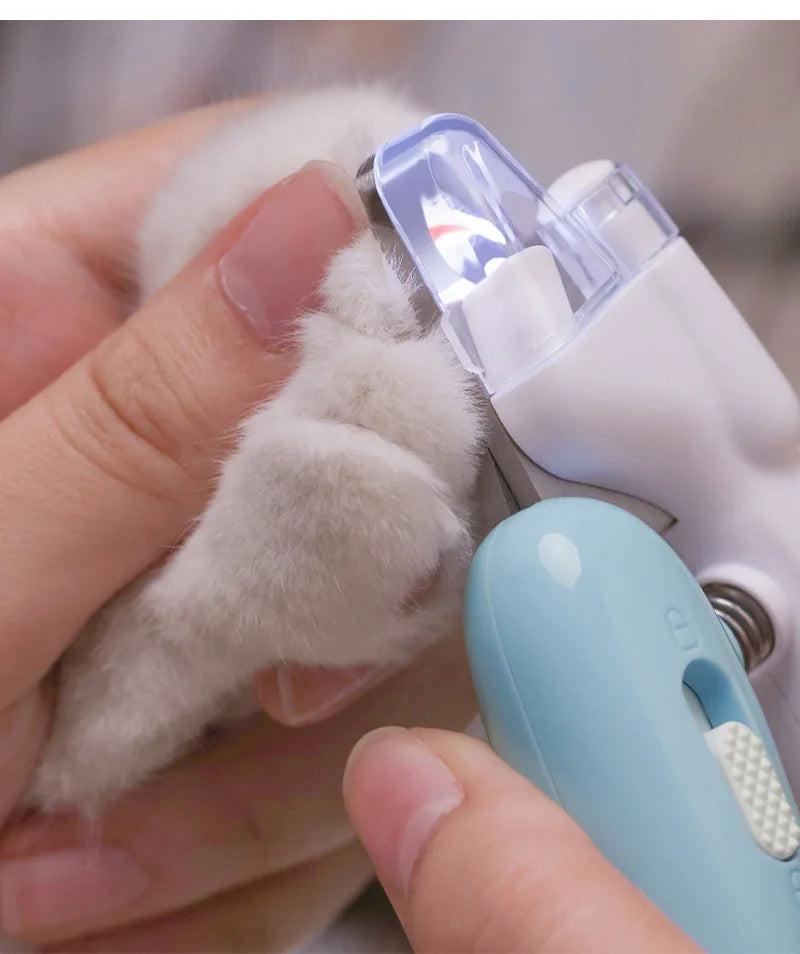 Pet Nail Clippers Dog Nail Clippers Cat Nail Clippers LED Electric Nail Grinder Pet Supplies LED Light Pet Nail Clippers.