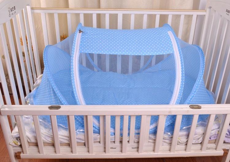 Foldable  Baby Bed Net With Pillow Net 2pieces Set.