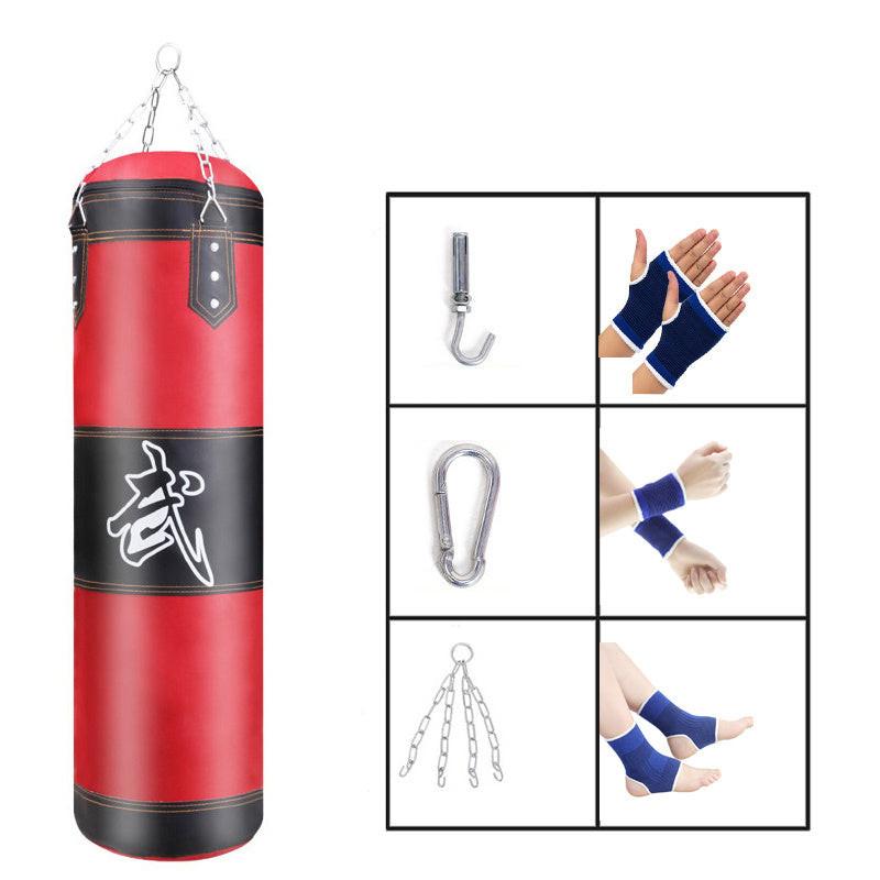 Home boxing punching bag.