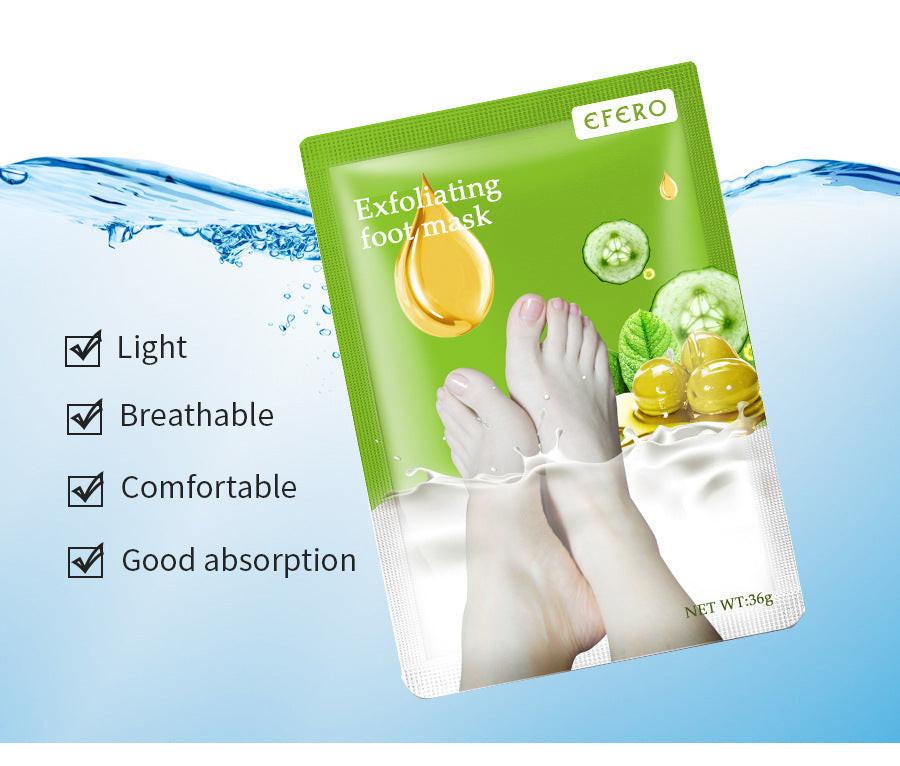 Exfoliating Foot Mask Foot SPA Pedicure Socks Removing Dead Skin Whitening Heels Feet Peeling Anti Cracked Foot Skin Care.