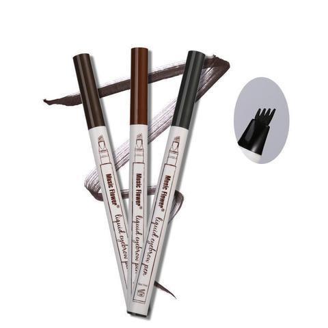 Waterproof Natural Eyebrow Pen Four-claw Eye Brow Tint Fork Tip Eyebrow Tattoo Pencil.