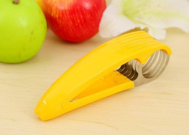 Kitchenware Banana Slicer Stainless Steel Cut Ham Sausage Cutter.