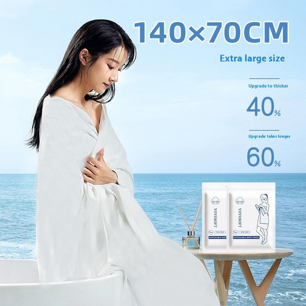 Travel Business Trip Thickened Disposable Bath Towel Hotel Supplies.