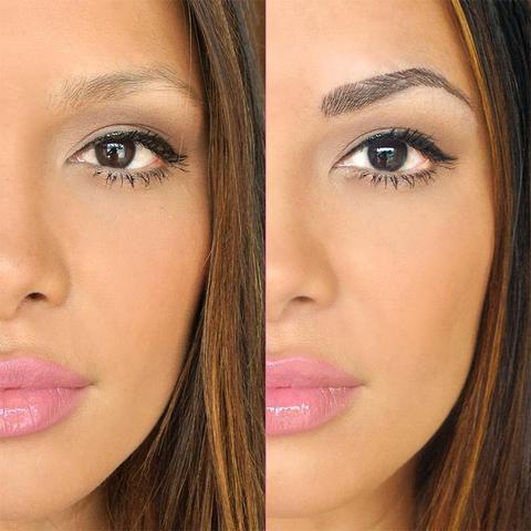 Waterproof Natural Eyebrow Pen Four-claw Eye Brow Tint Fork Tip Eyebrow Tattoo Pencil.