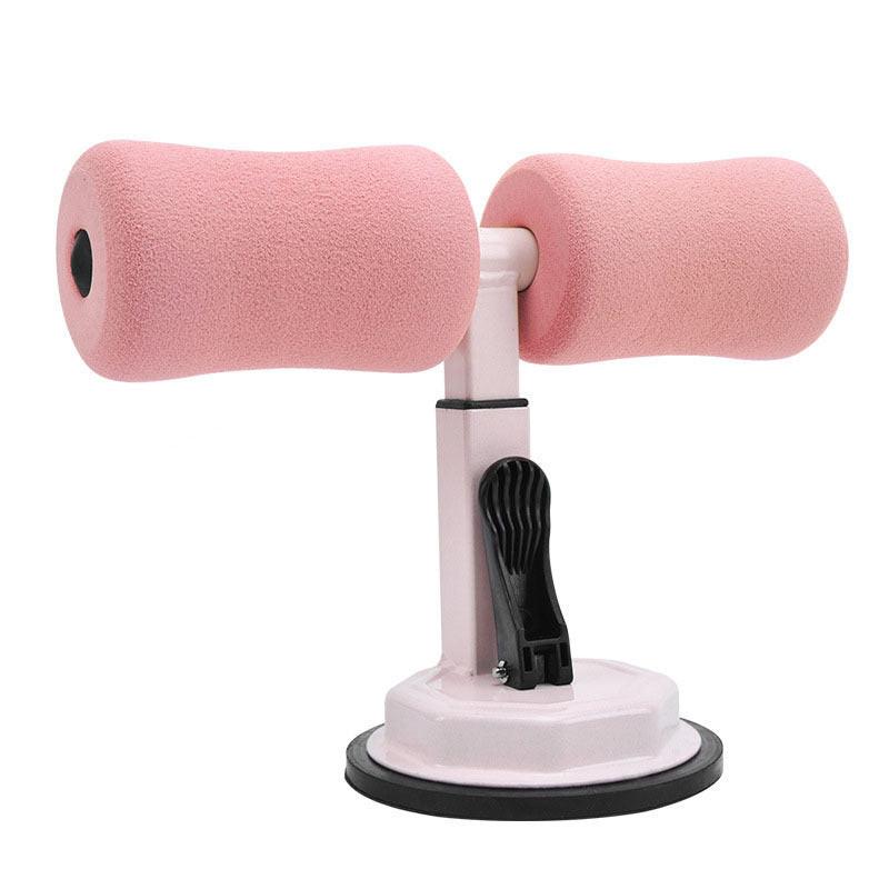 Sit-up Trainer Crunch Bar Floor Assistant Ankle Support Exercise Stand Padded Workout Equipment for Home Gym Gear.