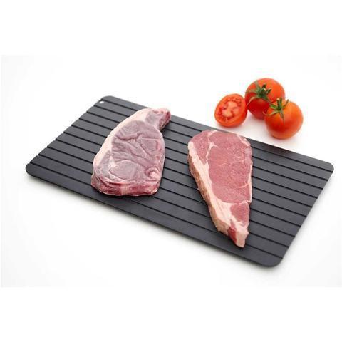 Fast Defrosting Tray Thaw  Kitchen Quick Aluminum Thaw Plate.