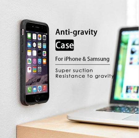 Compatible With  , Anti-gravity Nano-adsorption Phone Case.