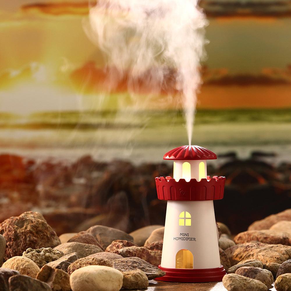 Home lighthouse humidifier.