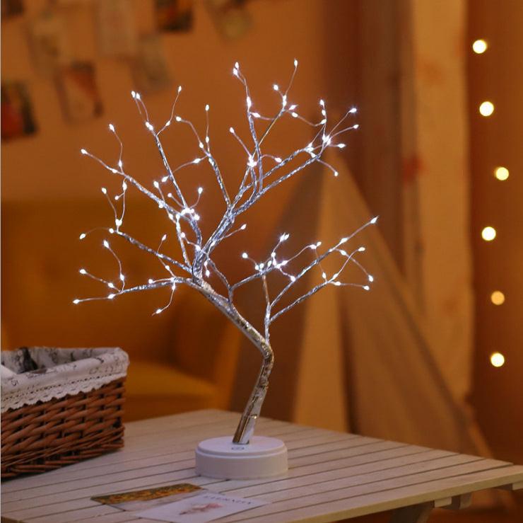 Tree Light Touch Switch Pearl Star Night Light.
