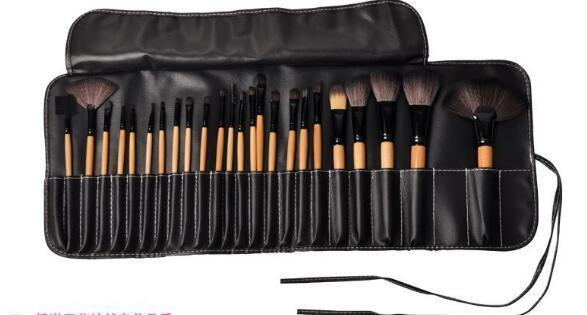 Gift Bag Of 24 Pcs Makeup Brush Sets Professional Cosmetics Brushes Eyebrow Powder Foundation Shadows Pinceaux Make Up Tools.