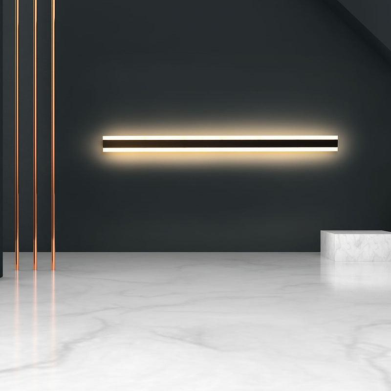 Minimalist long led wall lamp.