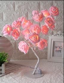 LED Tree Lamp Rose Small Tree Lamp Modeling Lamp Table Lamp.