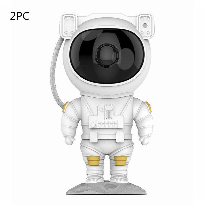 Creative Astronaut Galaxy Starry Sky Projector Nightlight USB Atmospher Bedroom Table Lamp.