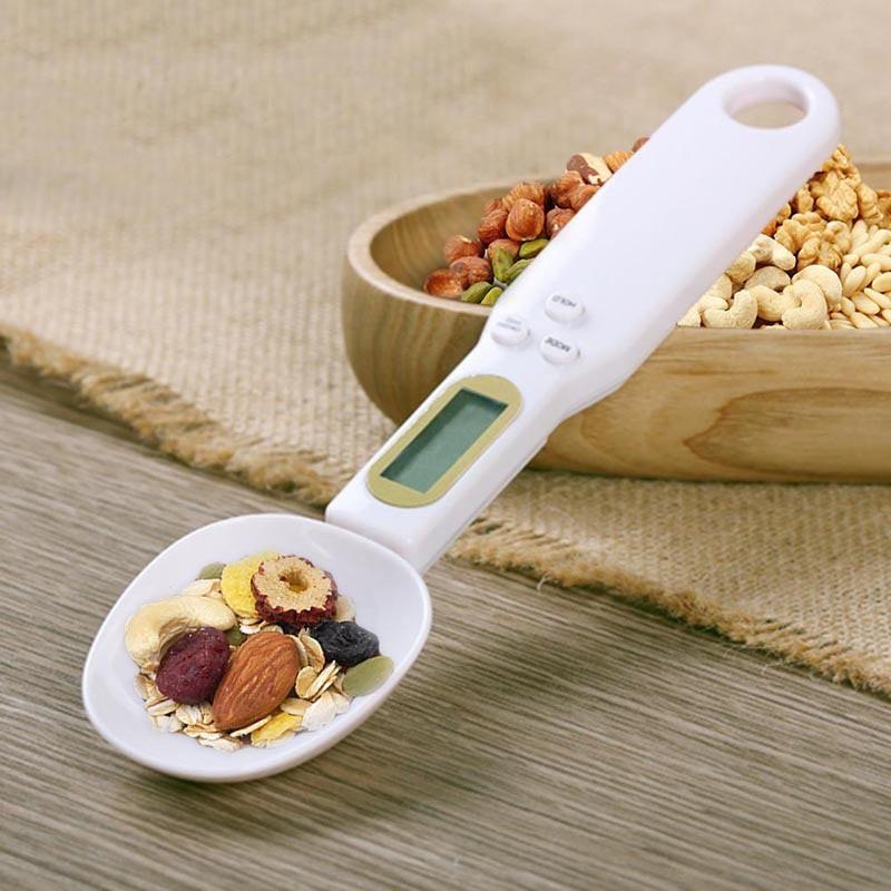 LCD Digital Kitchen Scale Electronic Cooking Food Weight Measuring Spoon Grams Coffee Tea Sugar Spoon Scale Kitchen Tools.