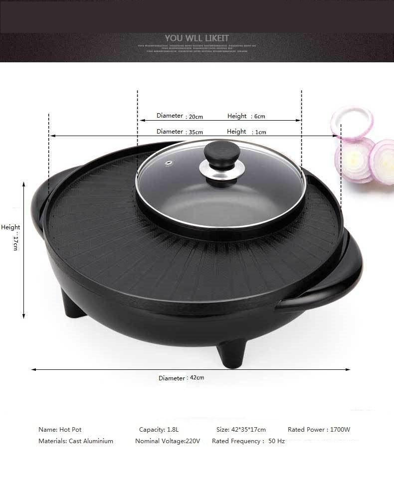 Multifunctional Pot Electric Grill.