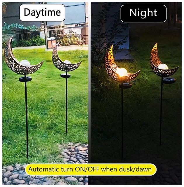 LED Solar Flame Light Metal LED Garden Light Flame Effect Lamp Waterproof Outdoor Lights Landscape Lights Solar Decorative Light.