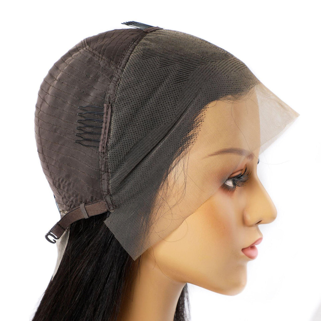 Real Human Hair Wig Lace Hair Set 9a Hair Quality Straight Hair.