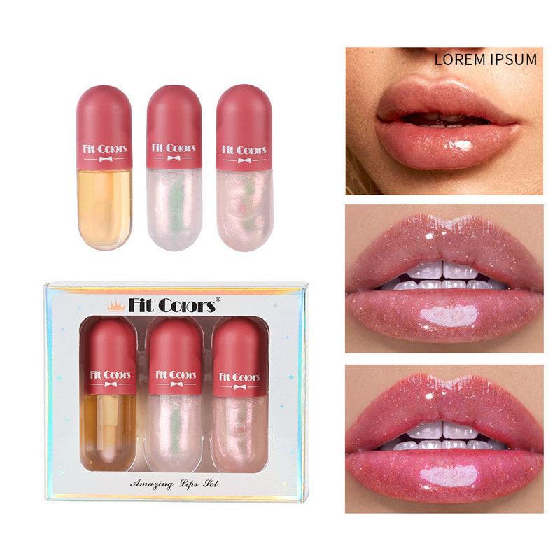 Day Night Instant Volume Lip Plumper Oil Clear Lasting Nourishing Repairing Reduce Lip Fine Line Care Lip Beauty Cosmetic.