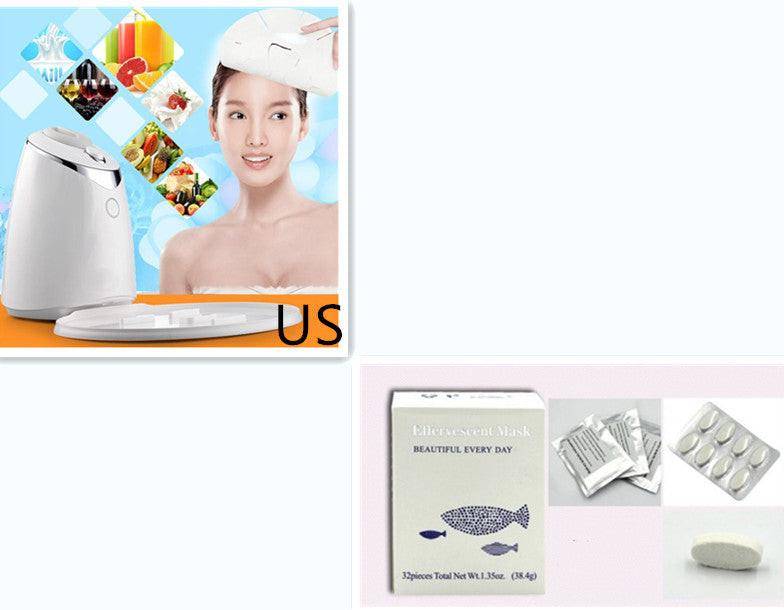 Face Mask Maker Machine Facial Treatment DIY Automatic Fruit Natural Vegetable Collagen Home Use Beauty Skin SPA Care.