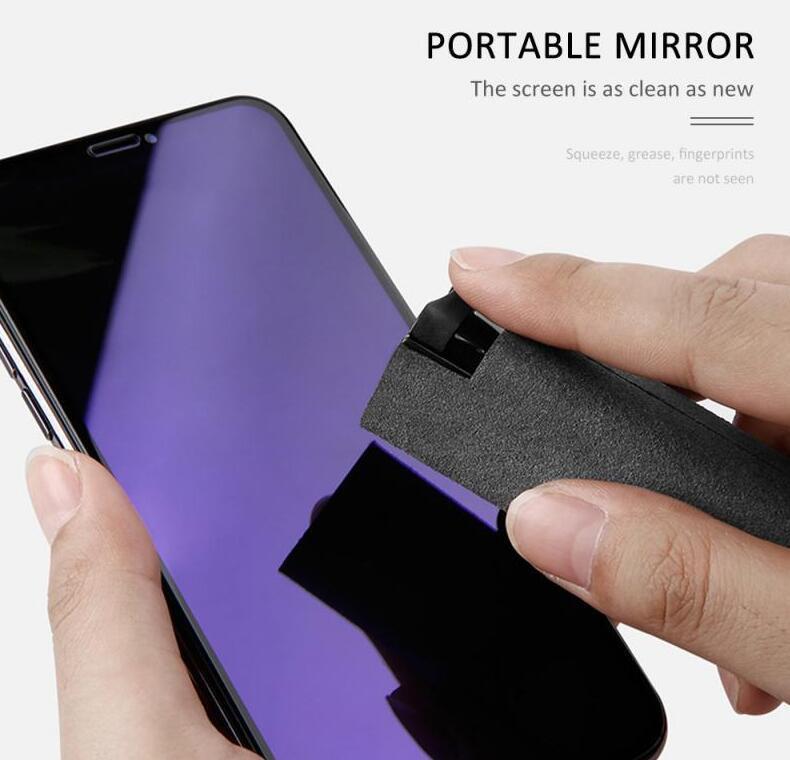 2 In 1 Phone Computer Screen Cleaner Kit For Screen Dust Removal Microfiber Cloth Set.