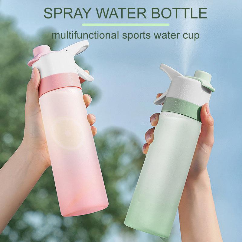 Spray Water Bottle For Girls Outdoor Sport Fitness Water Cup Large Capacity Spray Bottle Drinkware Travel Bottles Kitchen Gadgets.