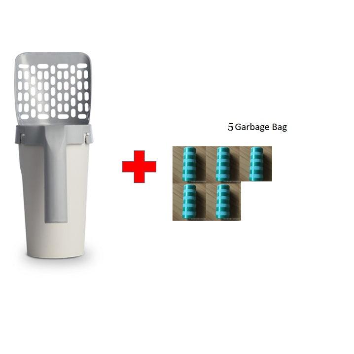 Storage Box Integrated Lazy Cat Litter Shovel Set.