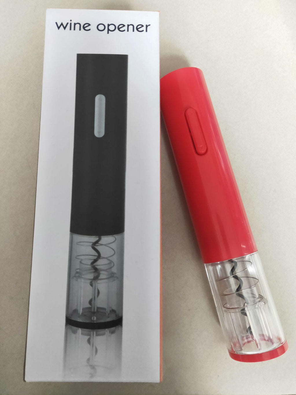 Electric Wine Opener Automatic Electric Wine Bottle Corkscrew Opener With Foil Cutter Wine Bottle Opener Kit.