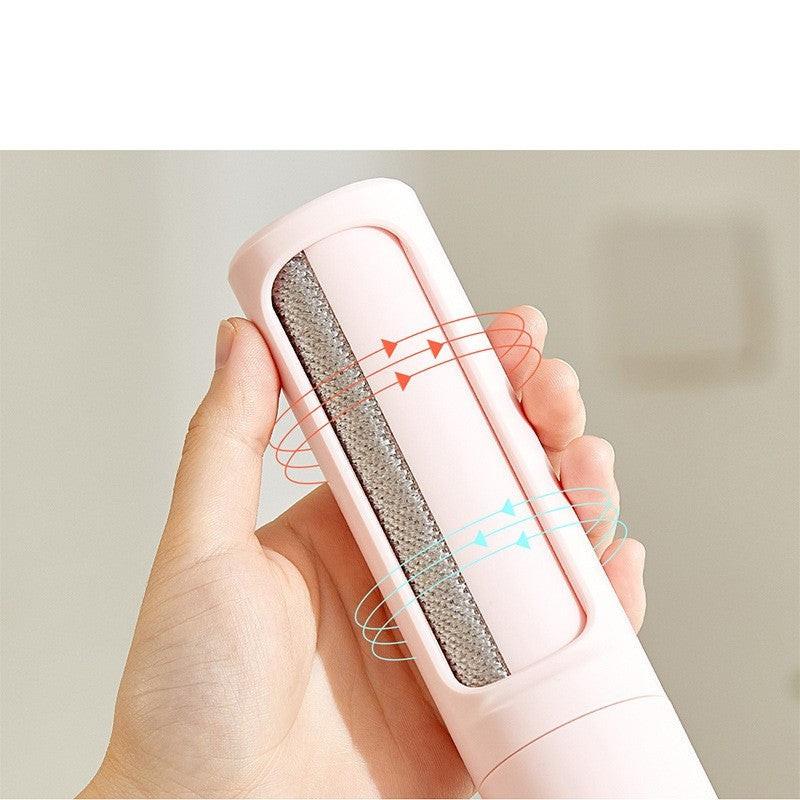 2-1 Reusable Pet Hair Remover Brush Lint Roller Portable Effective Self Cleaning Tool for Cat Dog Fur Hair Dust Removal Brush.