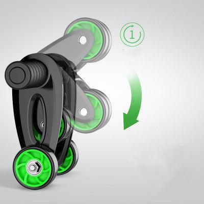 Foldable Abdominal Wheel Abdominal Muscle Wheel Roller Home Fitness Equipment.