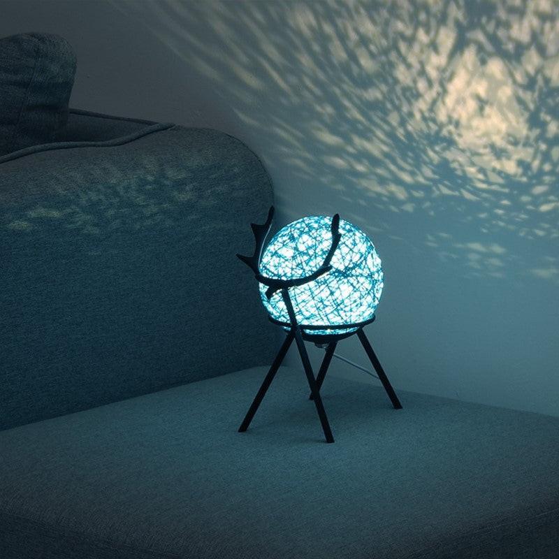 Couples Bedside Lamp Bedroom Girl Retro Style Night Light Romance.