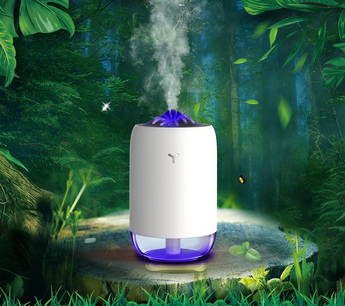 Magic Flame Humidifier Home Car Atomizer Mini Aroma Diffuser Desktop Home Office Supplies.